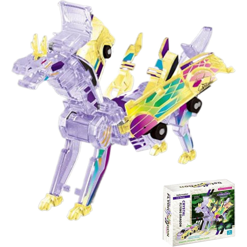 jucarie transformabila 2in1 dragon plastic ABS [5]