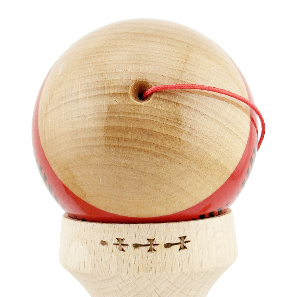 kendama profesionala cu cupe mari si ata colorata [9]