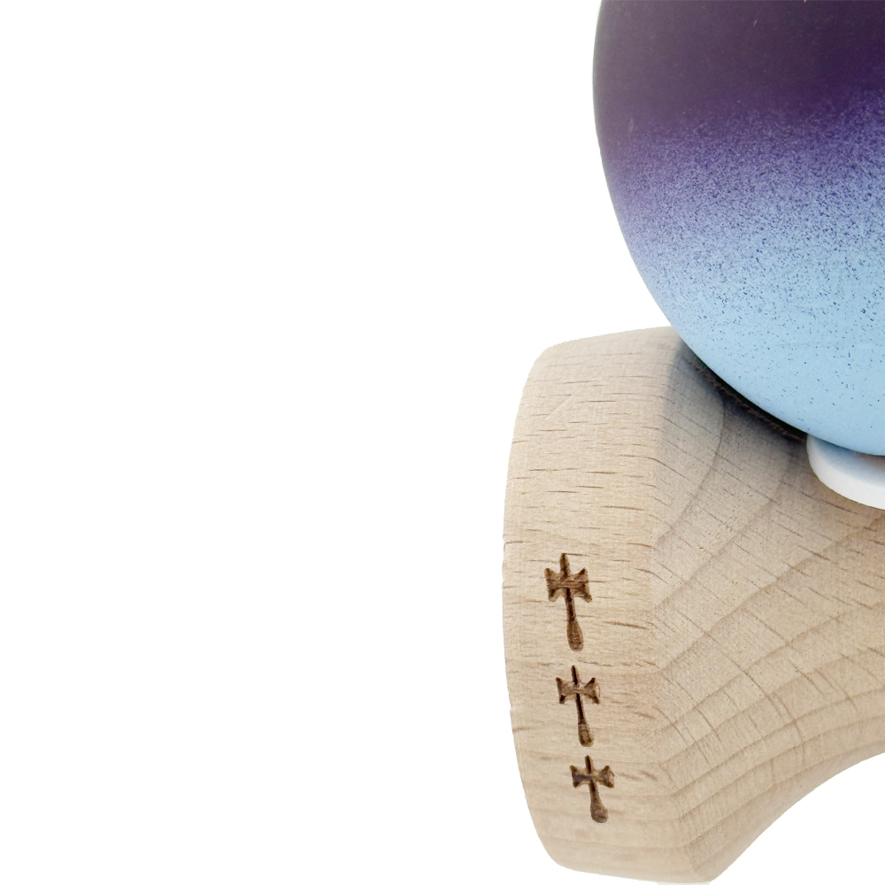 kendama profesionala cu cupe mari din lemn natural [7]