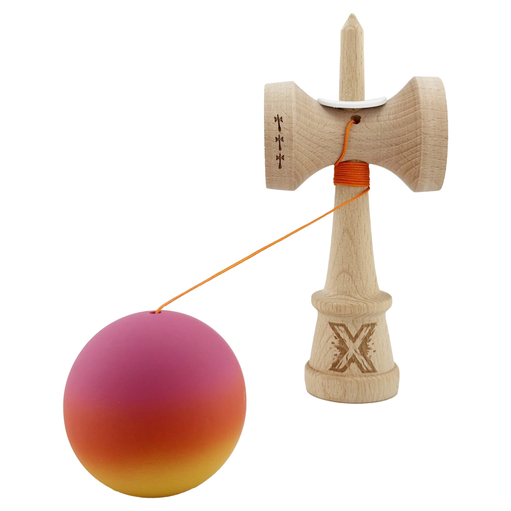 kendama profesionala lemn cu cupe mari King Size V3 [4]