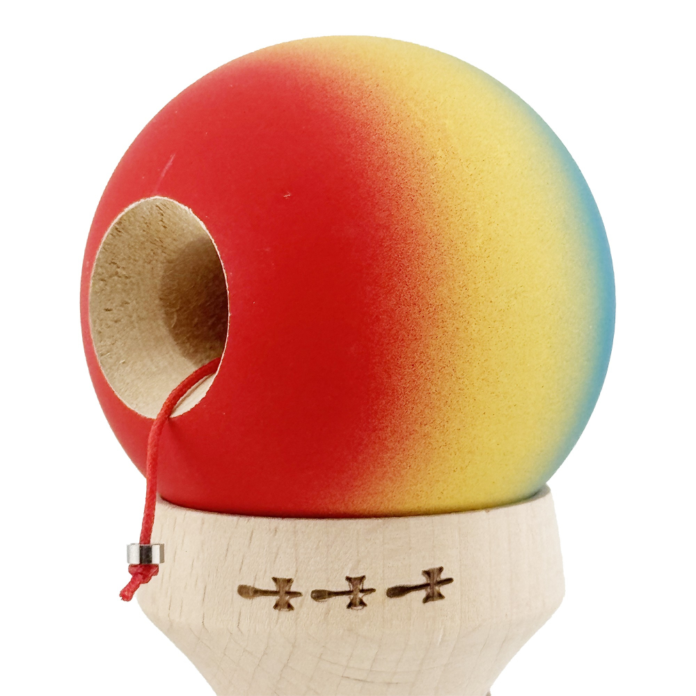 kendama profesionala king size cups rubber grip lemn 18 cm [5]