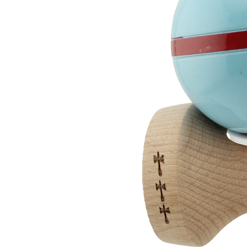 kendama profesionala king size v3 cu cupe mari albastru deschis [7]