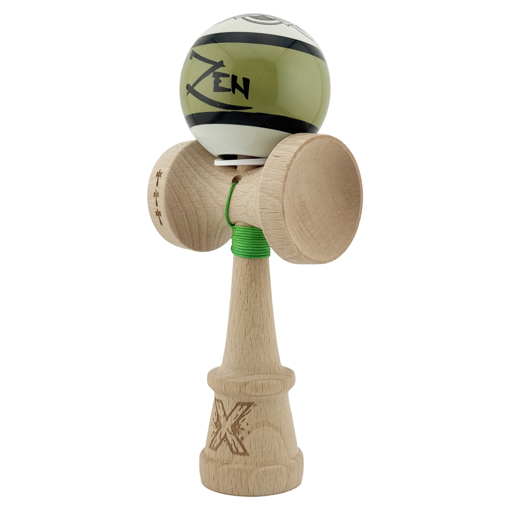 kendama profesionala cu cupe mari din lemn verde [2]
