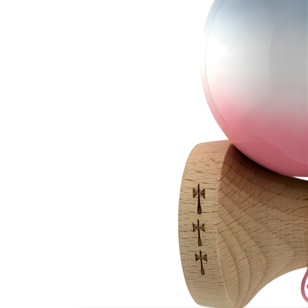 kendama x profesionala big cups v2 super sticky lemn 18 cm [6]