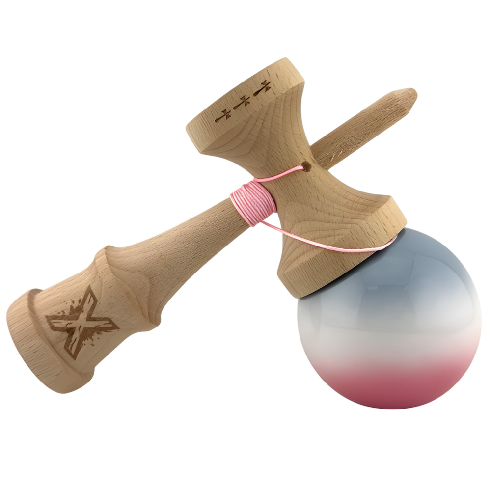 kendama x profesionala big cups v2 super sticky lemn 18 cm [2]