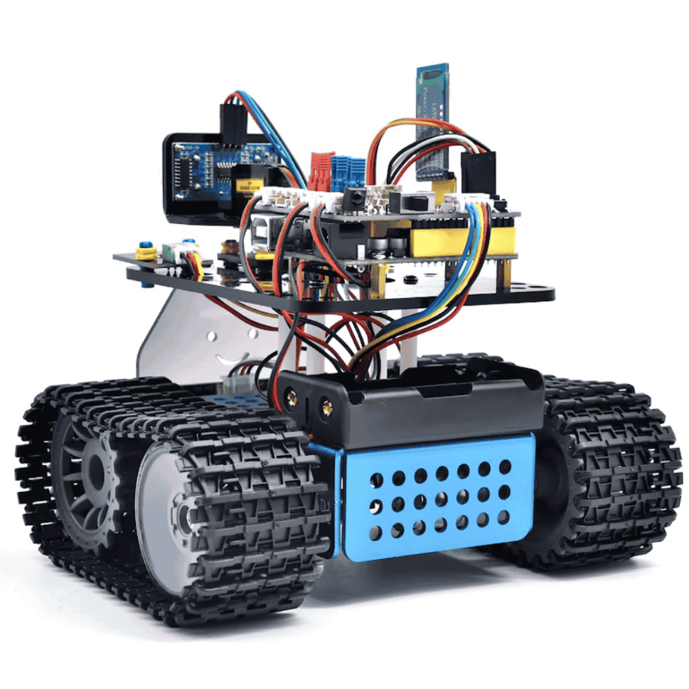 Kit educational Robot Tank STEM V3.0 – programabil Arduino & KidsBlock, cu senzori multi-funcție [2]