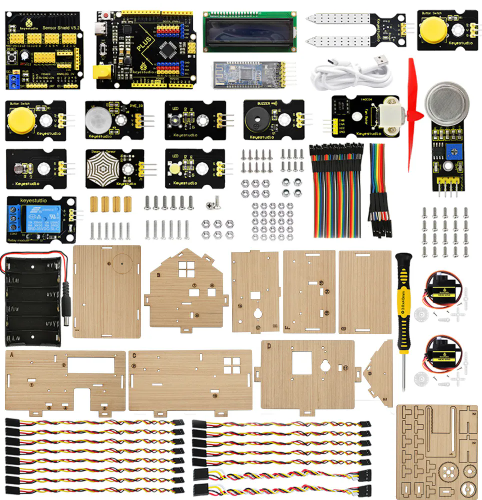 Kit Smart Home, Keyestudio, 3 limbaje de programare, control Bluetooth, neasamblat [4]