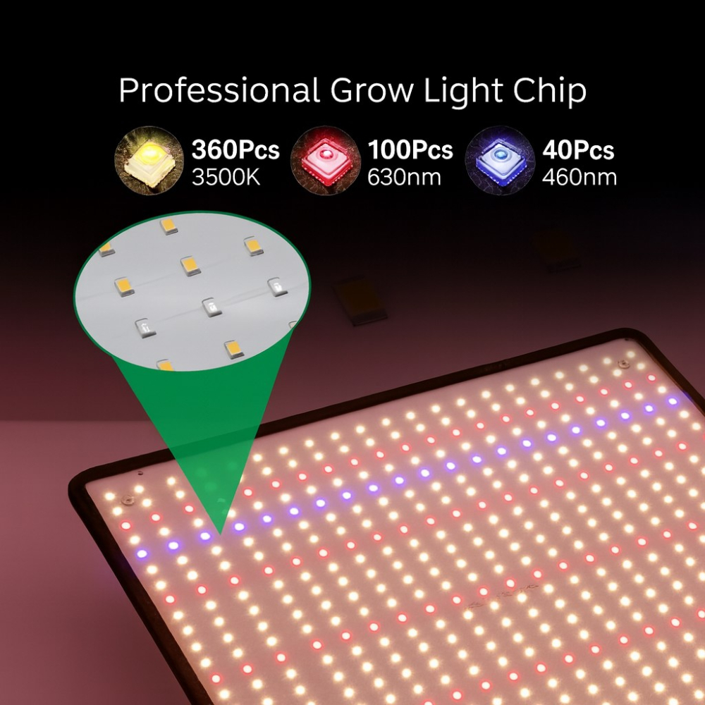 lampa crestere plante 500 led spectru alb cald rosu albastru [2]