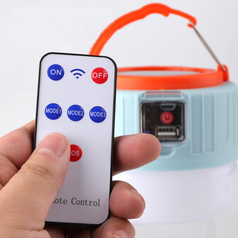 lampa portabila cu incarcare solara si USB neagra [4]