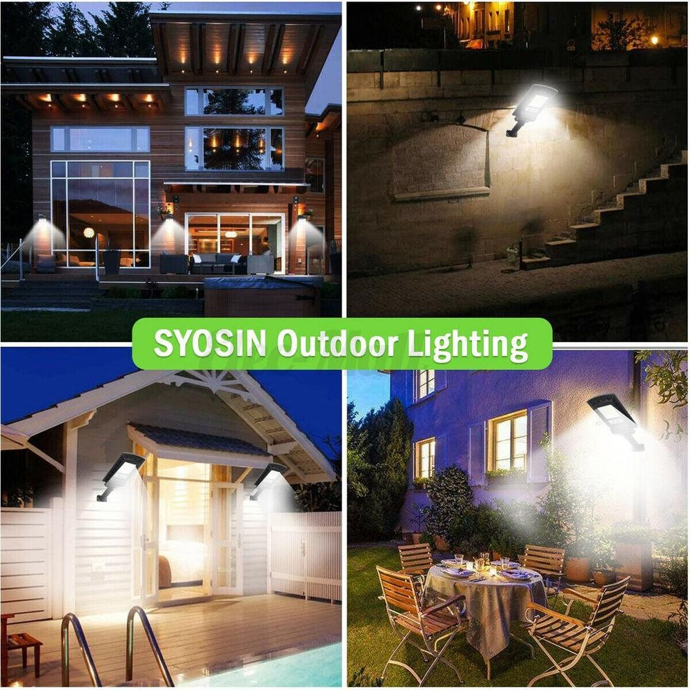 Lampa solara de exterior, LED 128 COB, 3072 lumeni, IP65, senzor miscare [3]