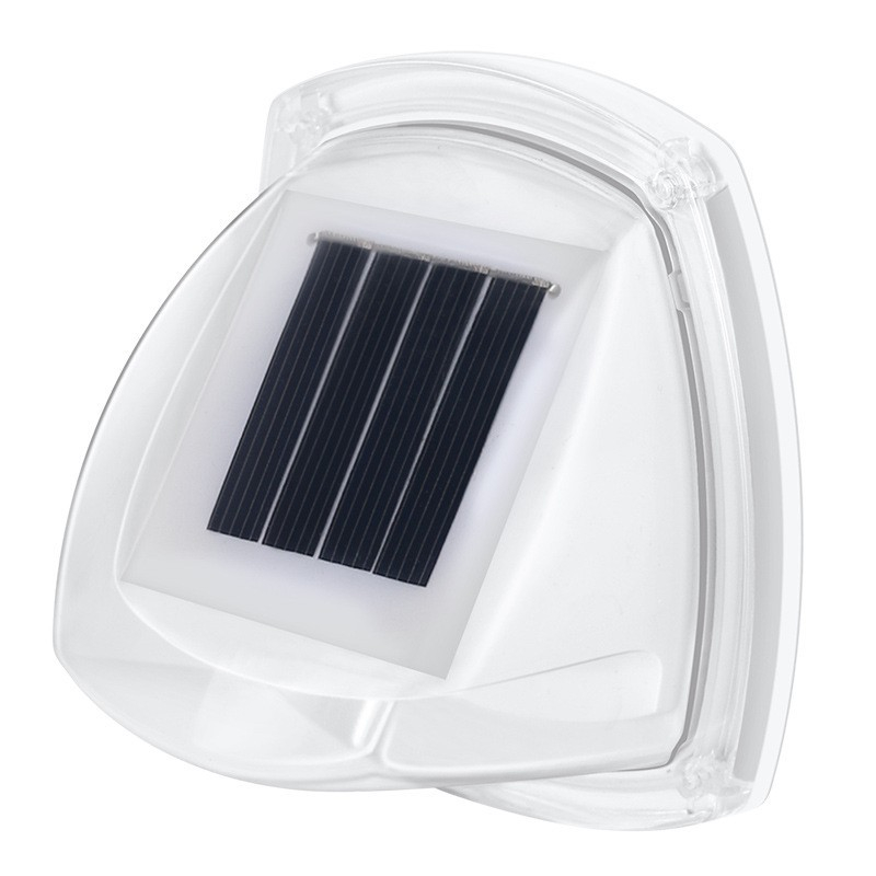 Lampa solara LED pentru gradina, set 2 bucati, montare perete, 8 LED-uri alb cald [3]