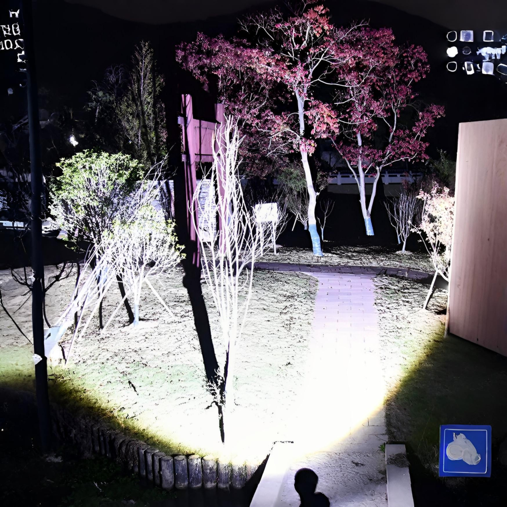 lanterna cu zoom telescopic afisaj digital iesire magnetica [5]