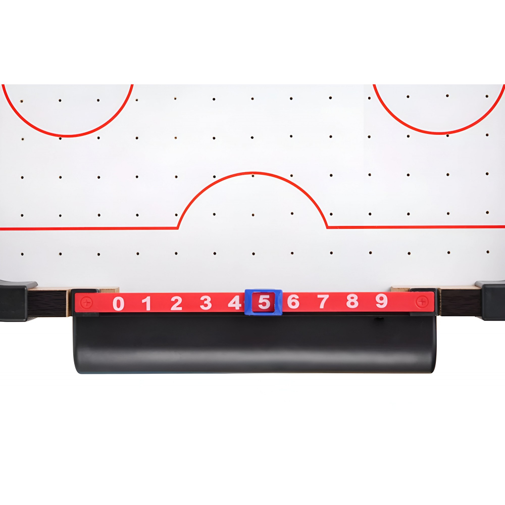 Masa de air hockey de masa, fara picioare, lemn, maro, 76x38x9 cm [6]