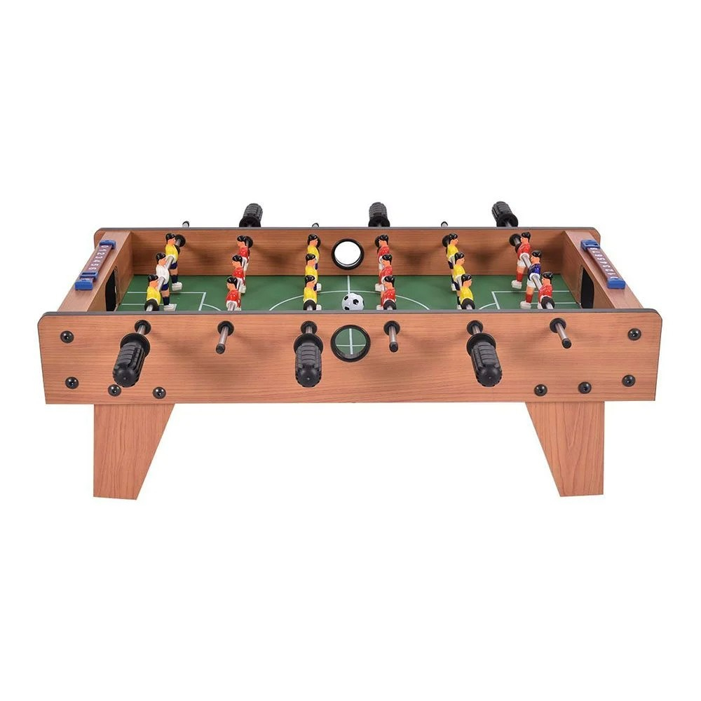 Masa de fotbal cu teren si 18 jucatori, 6 manere, tablou pentru scor, metal si lemn, 69x36.5x23 cm [4]