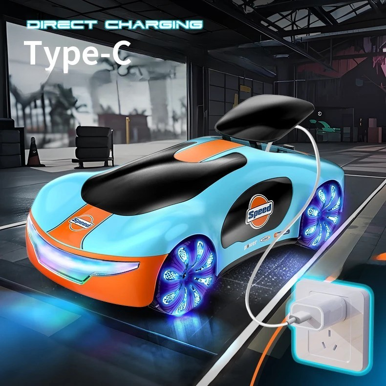 masinuta telecomanda control gesturi lumini led efect abur [4]