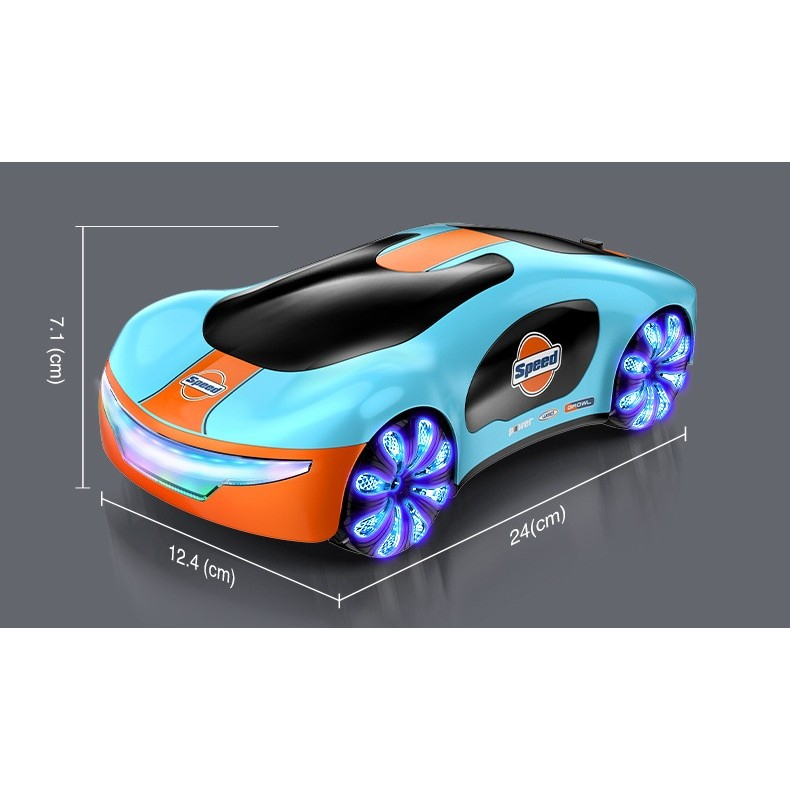 masinuta telecomanda control gesturi lumini led efect abur [5]