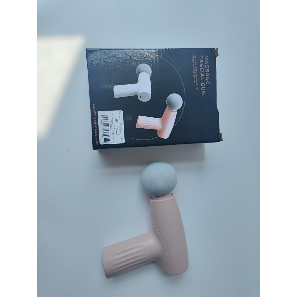 Mini aparat de masaj tip pistol, portabil, incarcare USB Tip C, 3 trepte de viteza [14]