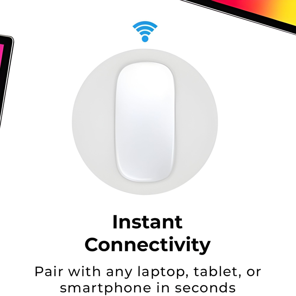 Mouse wireless cu gesturi, dual Bluetooth si 2.4GHz, silentios, reincarcabil USB [2]