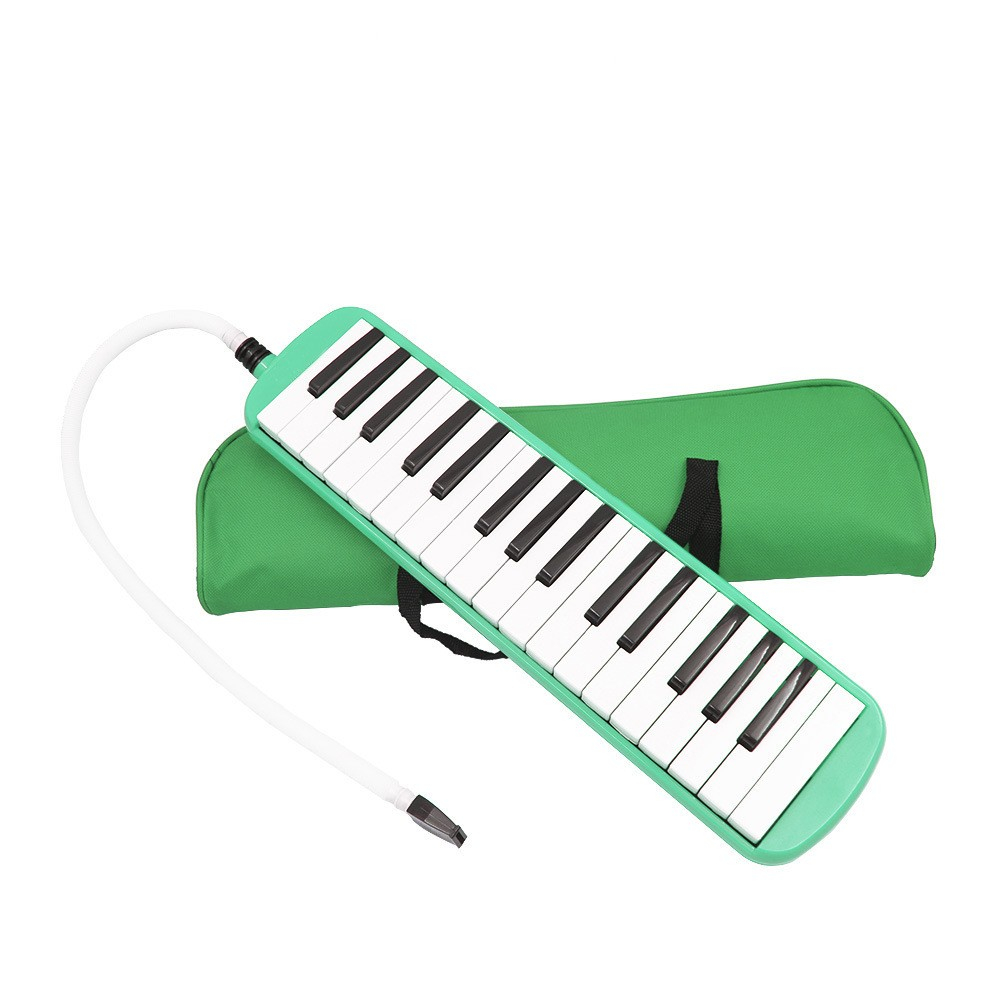 Muzicuta melodica 32 clape, pentru incepatori, din ABS ecologic, verde [2]