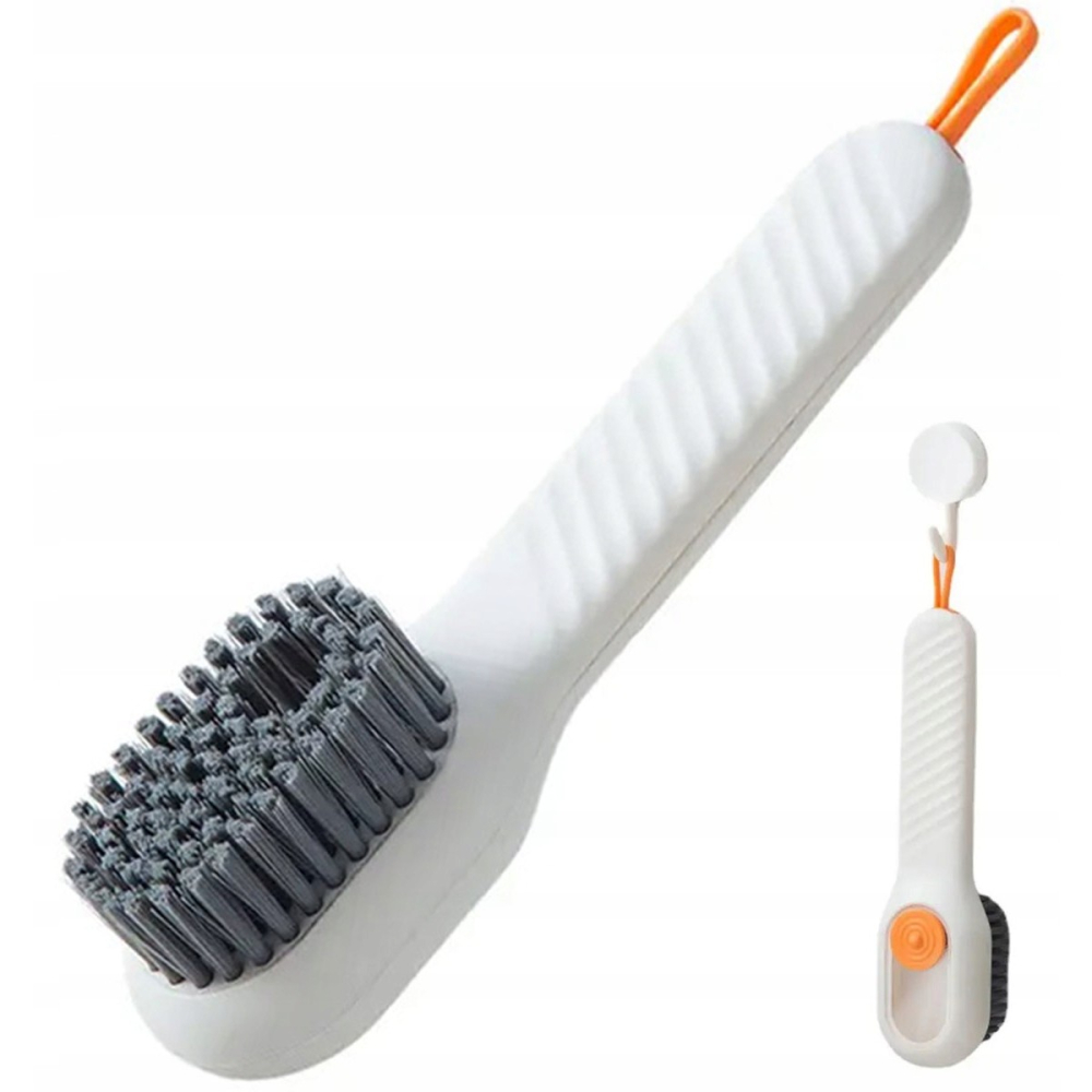 Perie pentru curatare incaltaminte, cu recipient pentru detergent, peri moi, 17.3 x 4.5 x 6 cm [8]