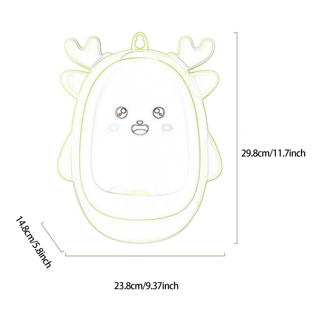 pisoar pentru baieti forma cerb albastru [5]