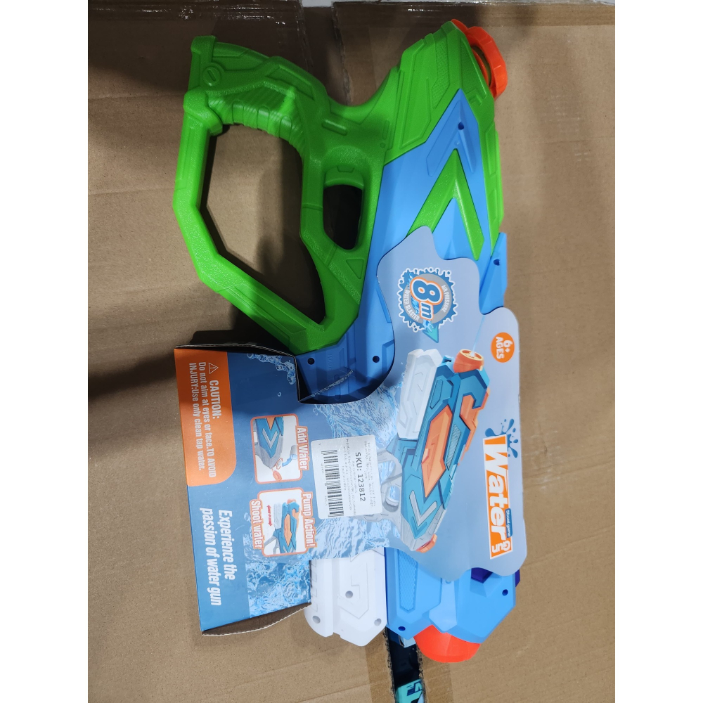 Pistol cu apa pentru copii, 4 duze comutabile, rezervor 900 ml, raza 8 m [2]