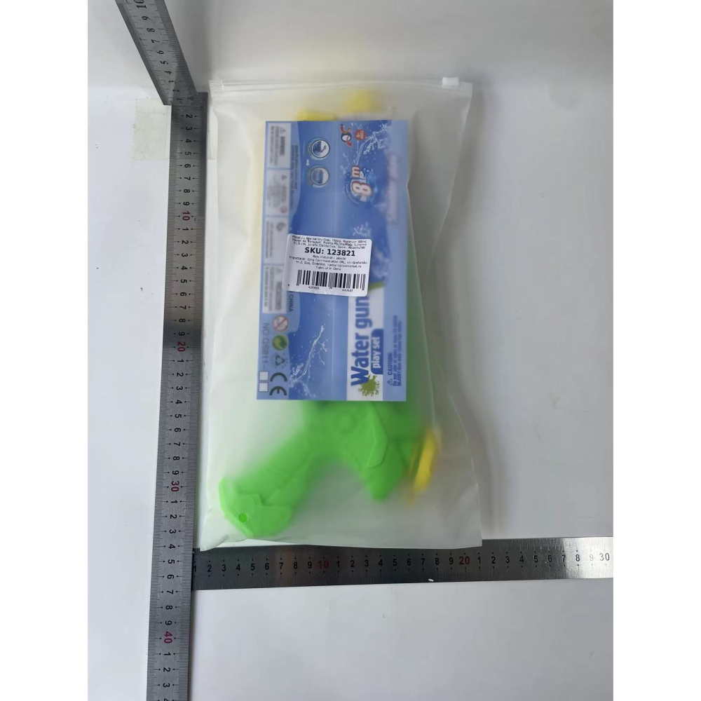 Pistol cu apa pentru copii, rezervor 300 ml, maner ergonomic, albastru [4]