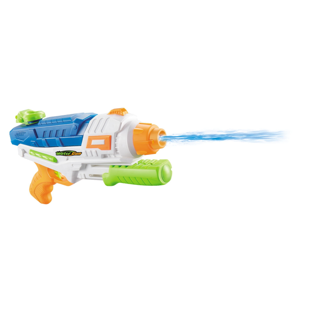 Pistol cu apa pentru copii, rezervor mare, plastic, albastru multicolor [6]