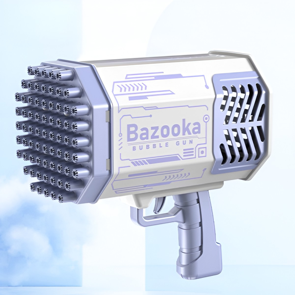 pistol baloane sapun 69 gauri lumini colorate mov [4]