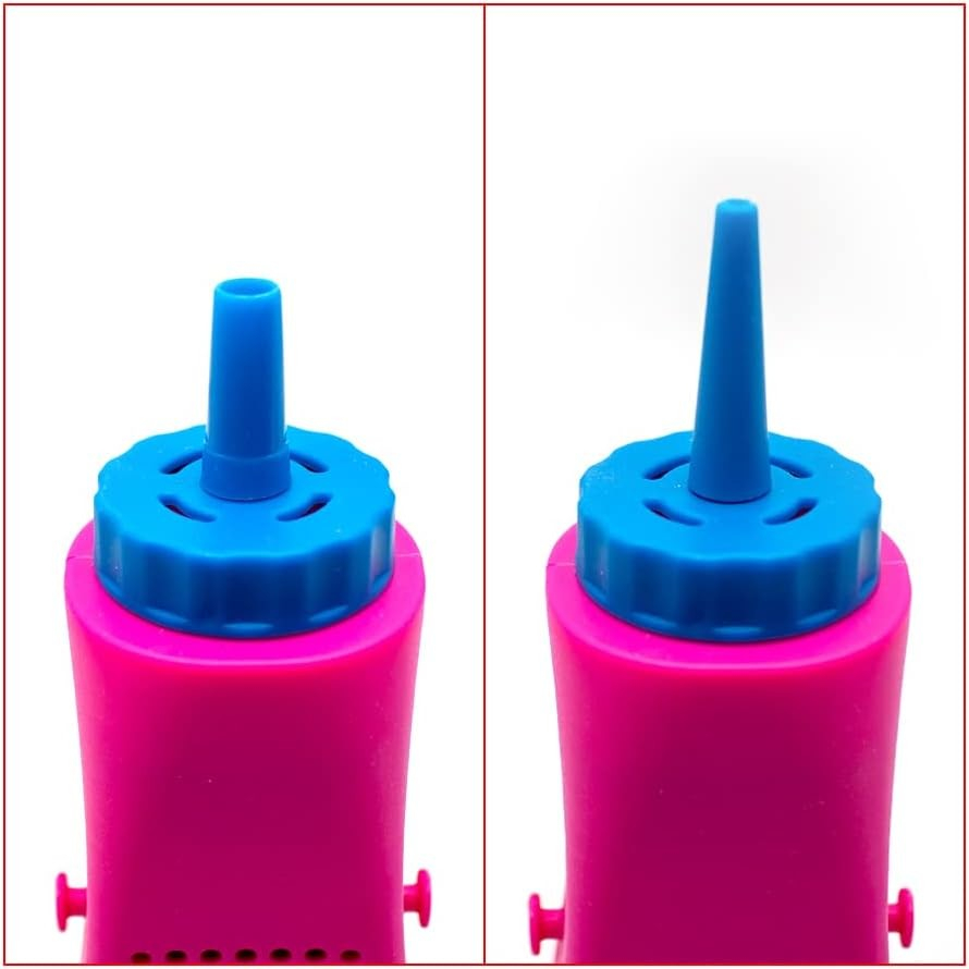 Pompa electrica portabila pentru umflat baloane, 380W, plastic, roz [4]