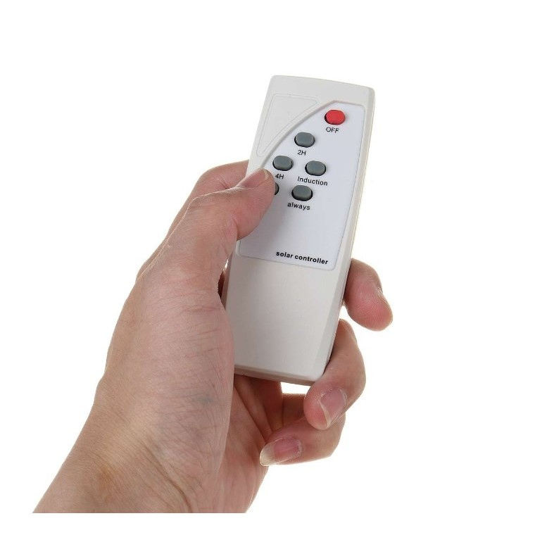 Proiector LED SMD 45W cu incarcare solara, panou solar, telecomanda, suport prindere, ABS, negru [6]