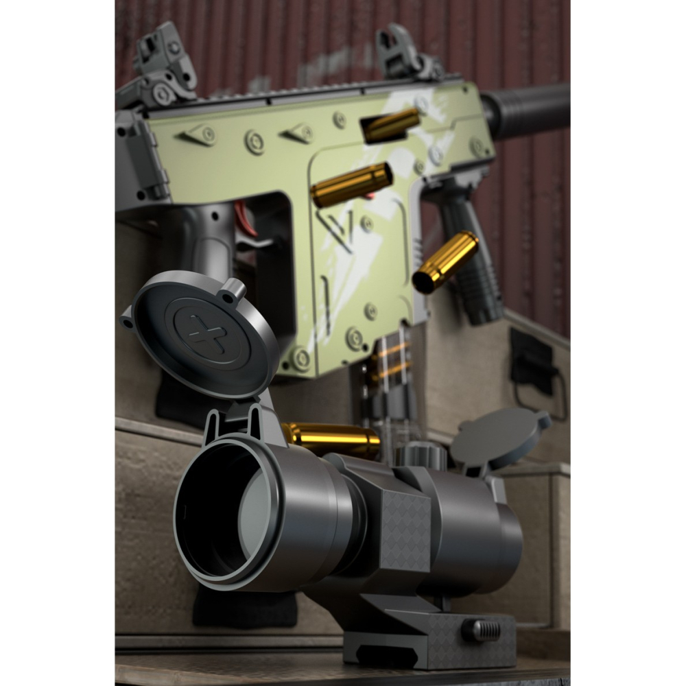 pusca de jucarie cu luneta si proiectile spuma verde [5]