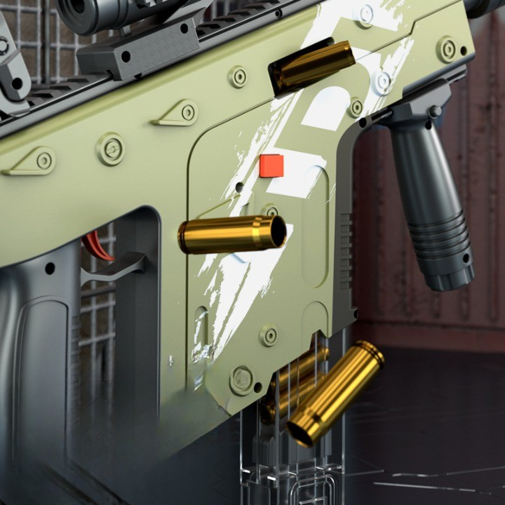 pusca de jucarie cu luneta si proiectile spuma verde [4]