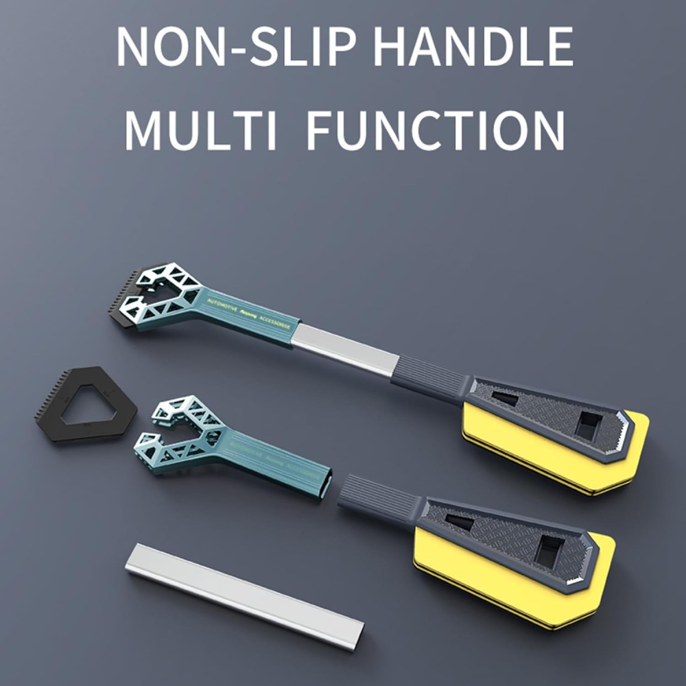 racleta auto zapada doua capete maner ergonomic albastru [4]