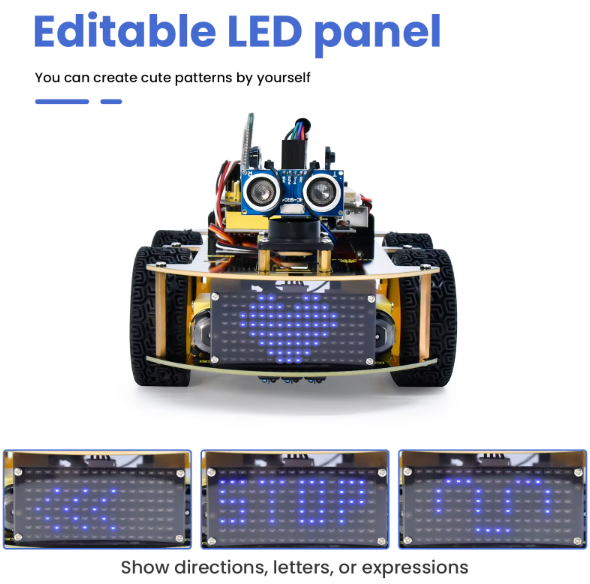 Robot 4WD Arduino Keyestudio KS0559 cu Bluetooth IR si line tracking [3]
