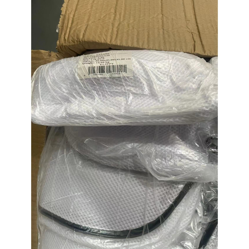 Sac pentru spalare si uscare incaltaminte, compatibil masina de spalat, material rezistent, 42x24x24 cm, alb [8]