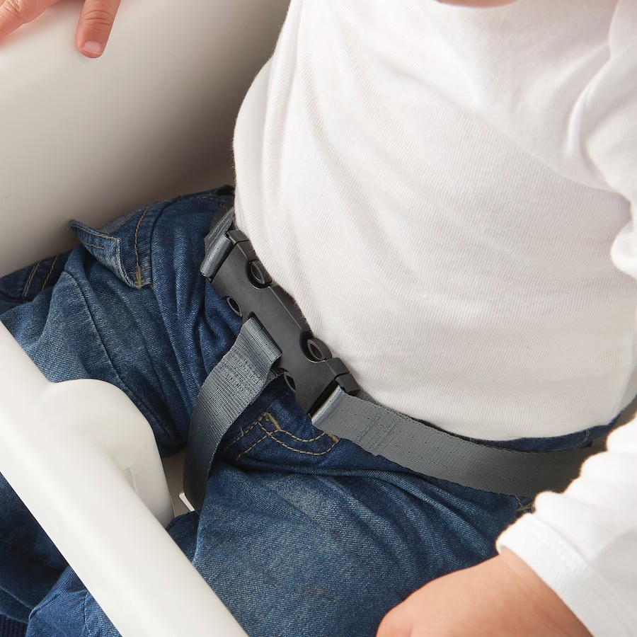 scaun masa telescopic copii albastru cu centura si suport picioare [5]