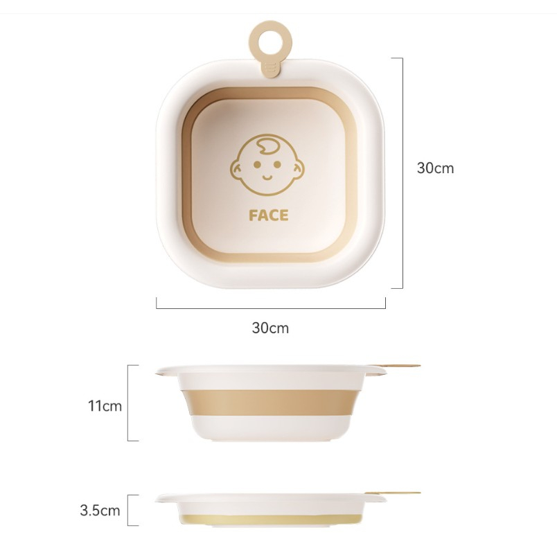 cada pliabila pentru baie copii maro [4]