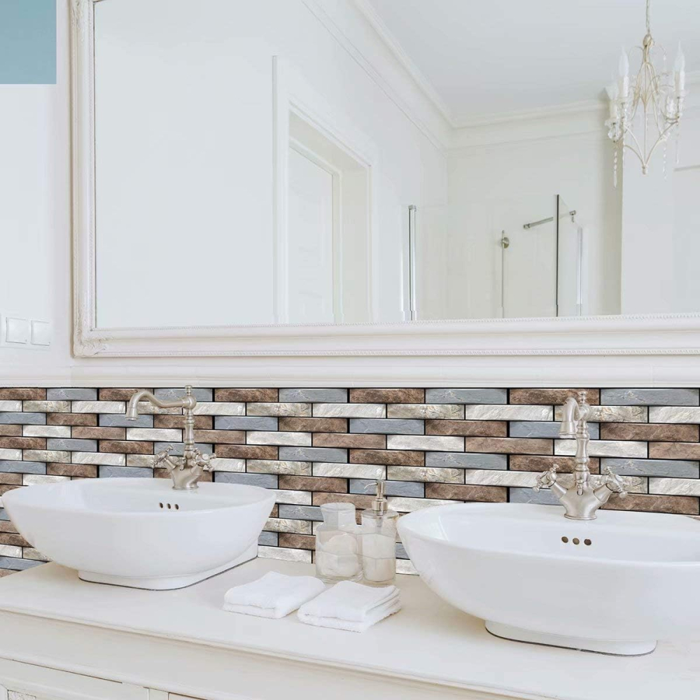 placi tapet autocolant 3D model marmura 30x30 cm set 10 bucati [5]