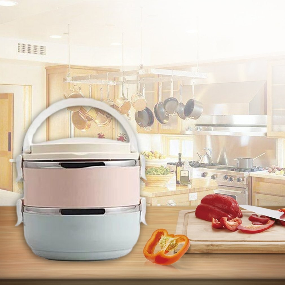 set 2 caserole alimente otel inoxidabil inchidere etansa [5]