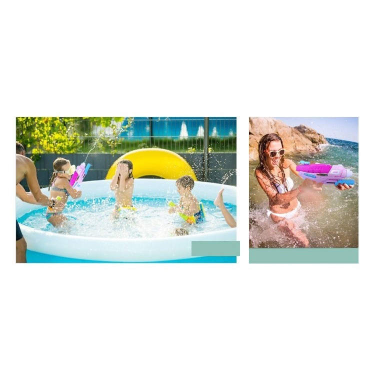 Set 2 Pistoale cu Apa pentru Copii, 6 ani+, Rezervor Mare, Plastic Colorat [5]