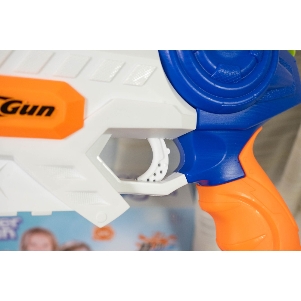 Set 2 pistoale cu apa pentru copii, rezervor 1000 ml, plastic, roz si albastru [8]