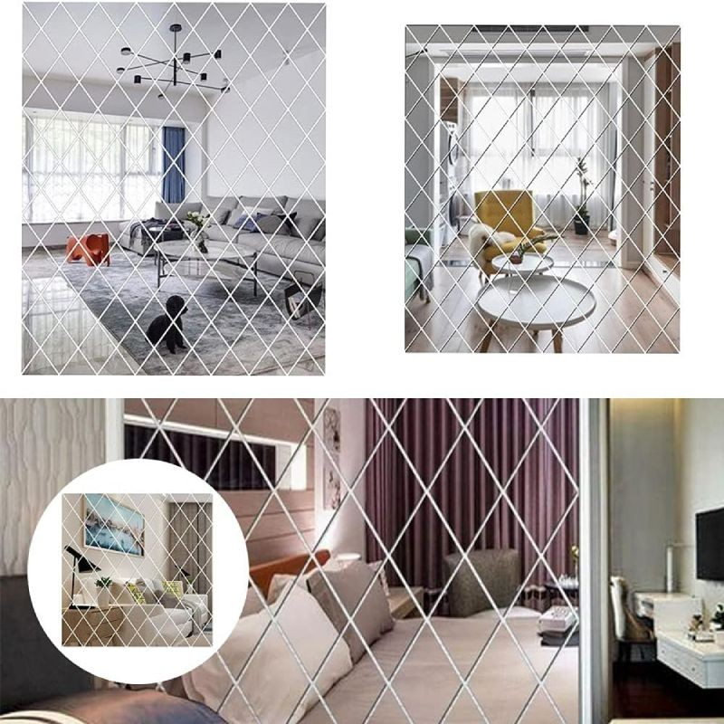 set 32 oglinzi autocolante acril forma romb [4]