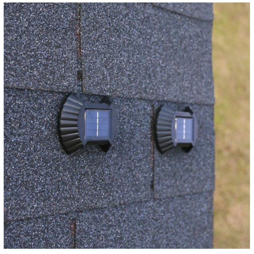 set 4 aplice solare LED bidirectionale pentru perete [5]