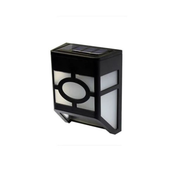 Set 4 lampi solare LED pentru gradina, model geometric, lumina alb cald, rezistenta IP65 [3]