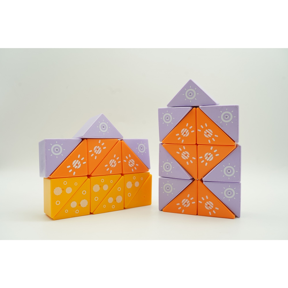 Set constructie magnetica, 26 piese, multicolor, pentru copii +3 ani [5]
