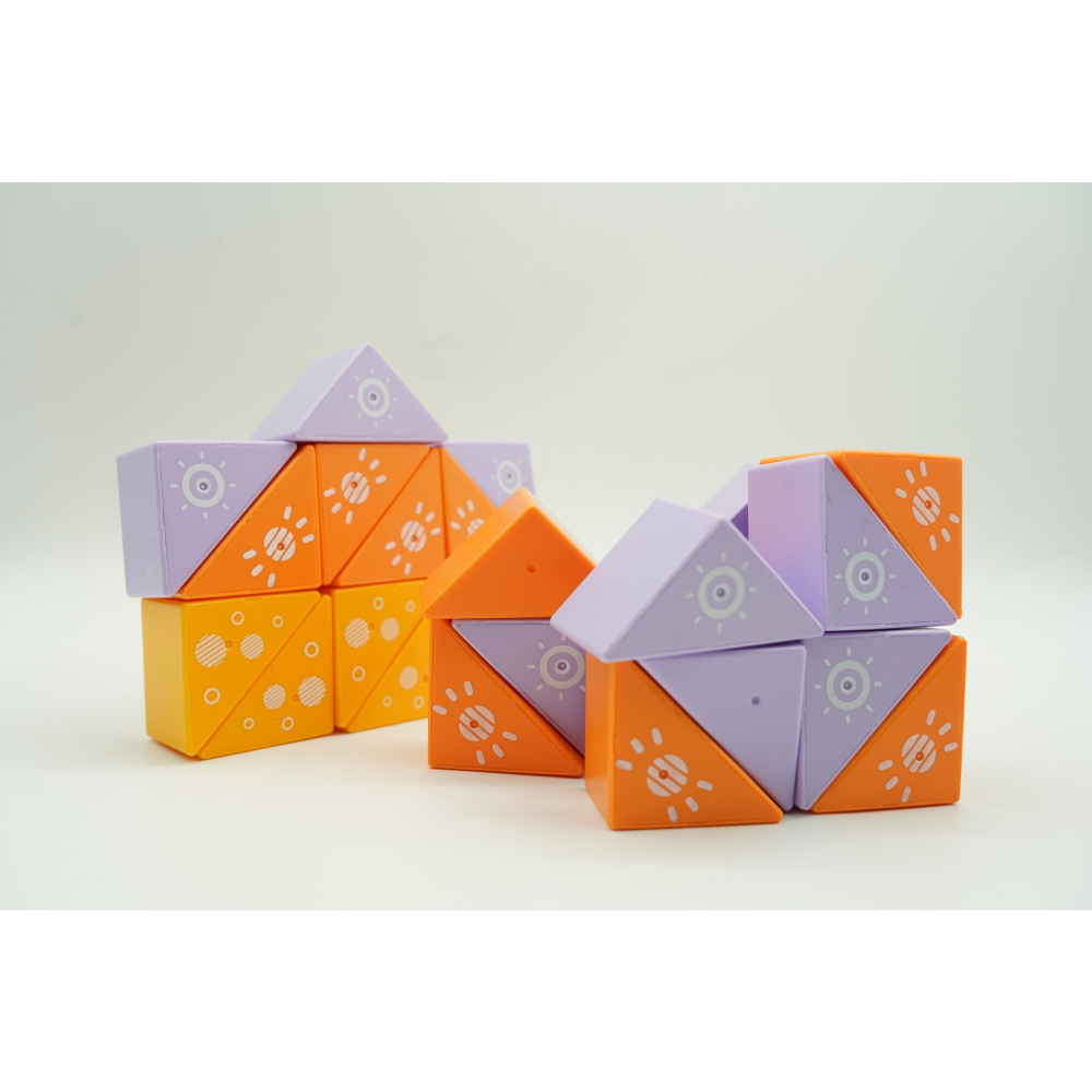 Set constructie magnetica, 26 piese, multicolor, pentru copii +3 ani [6]