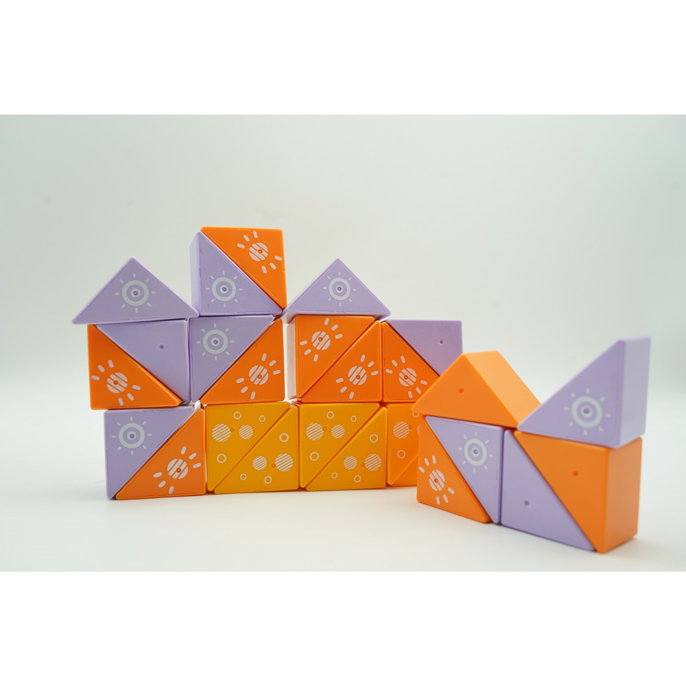 Set constructie magnetica, 26 piese, multicolor, pentru copii +3 ani [8]