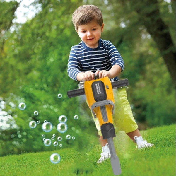 Set jucarie picamer electric pentru copii, cu sunete si lumini, accesorii incluse, plastic portocaliu [4]