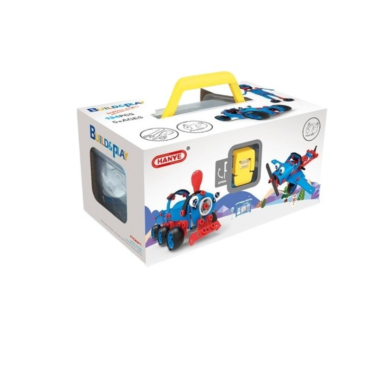 Set pentru construit masini, educativ si creativ, 134 piese, materiale rezistente [4]